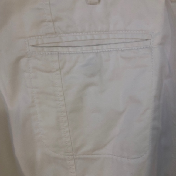 Giorgio Armani white cotton blend pants - Picture 3 of 4